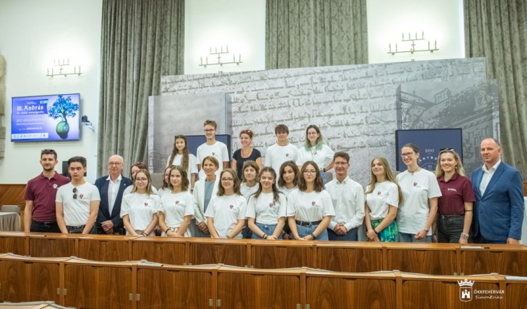 A Városházán jártak a Rákóczis diákok