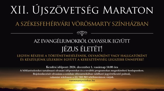 XII. Újszövetség maraton - A családok ünnepe